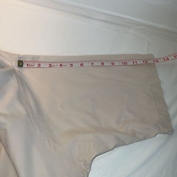 Nautica Short Sleeve Button Down Khaki Men's Shirt Size Extra Large - Picture 6 of 10